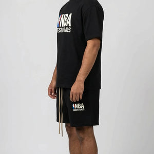 Fear of God Essentials NBA Black White Summer Set