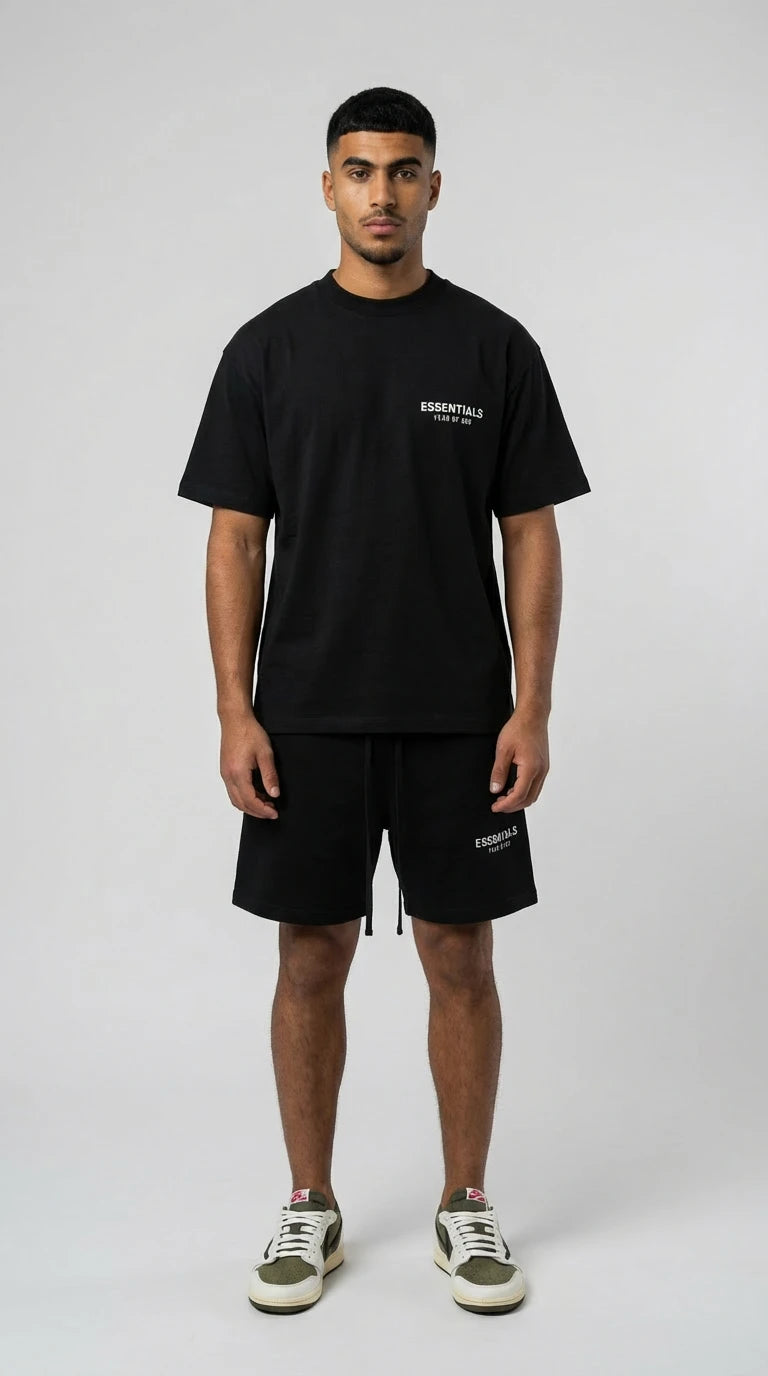 Fear of God Essentials SS25 Jet Black Summer Set