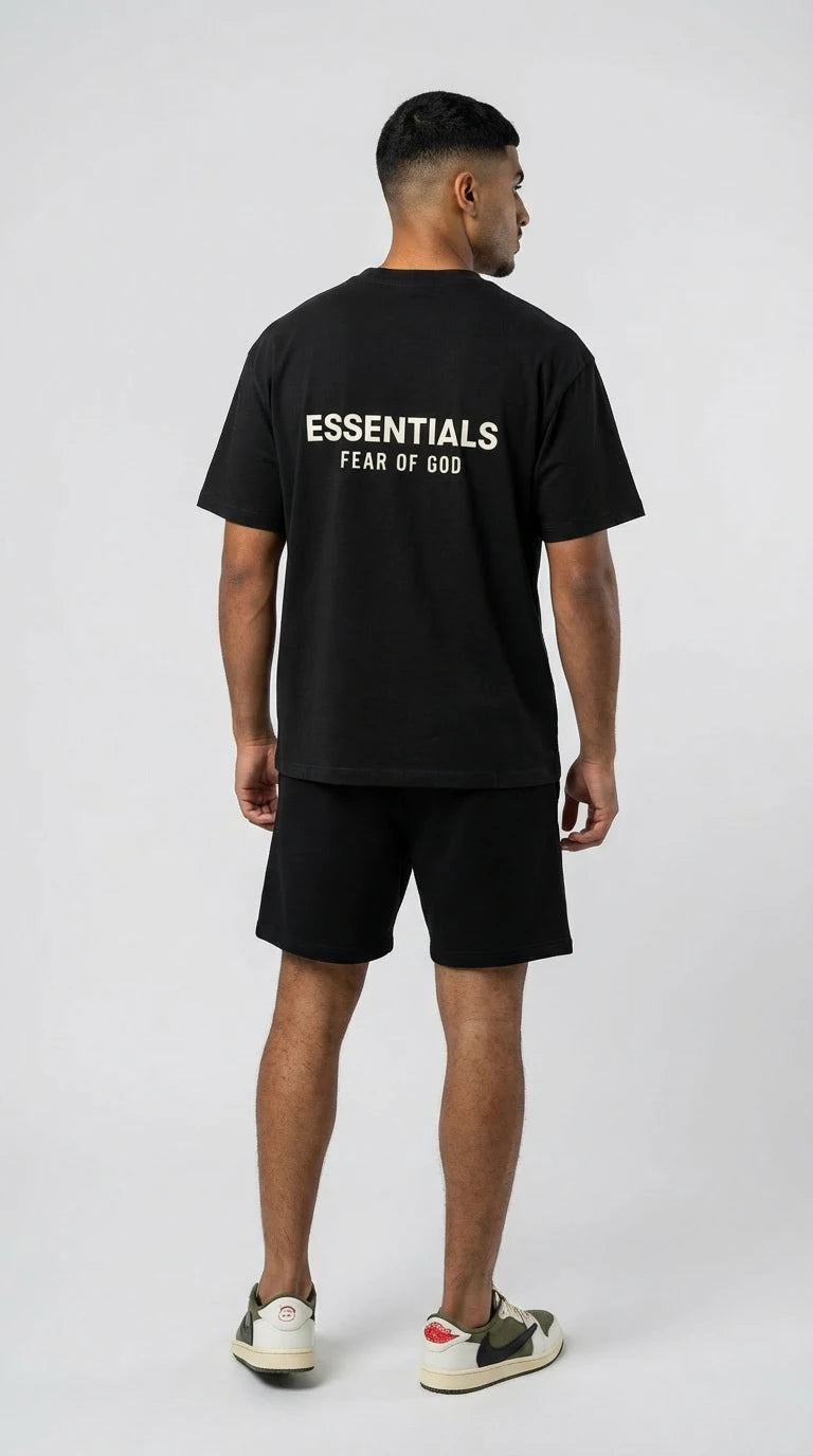 Fear of God Essentials SS25 Jet Black Summer Set