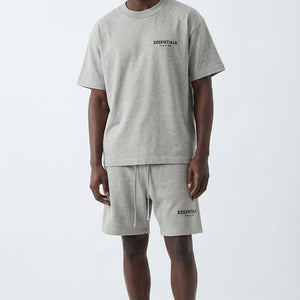Fear of God Essentials Dark Oatmeal Summer set