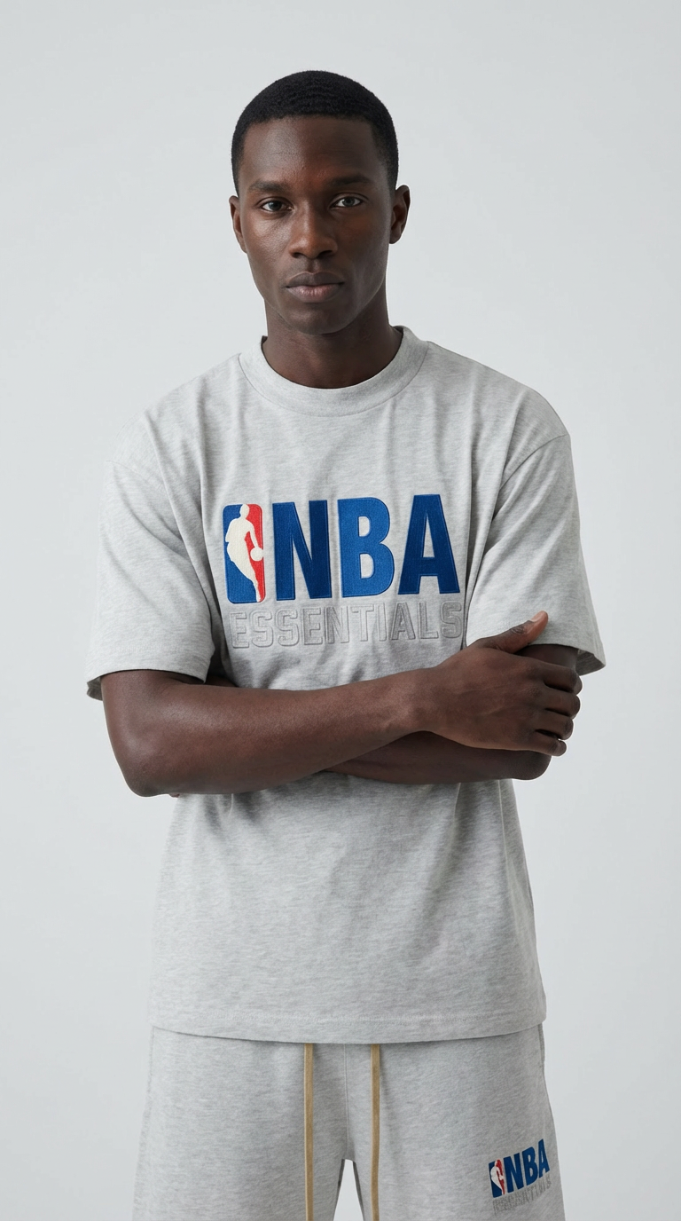 Fear of God Essentials NBA Light Heather Summer Set