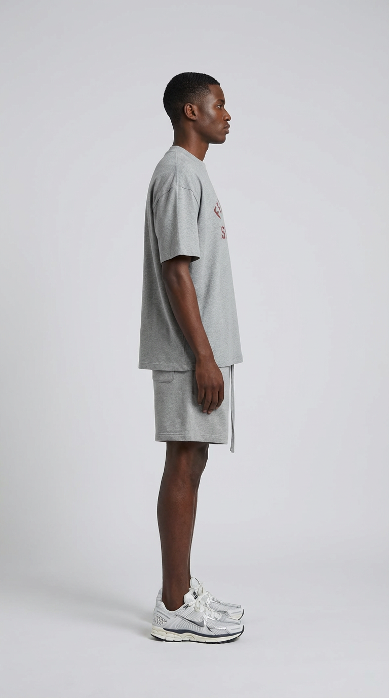 Fear of God Essentials FW24 Dark Heather Summer Set