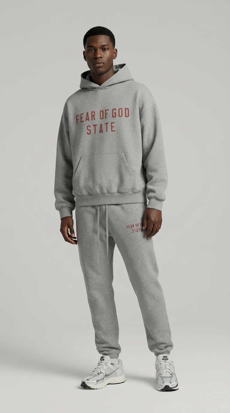 Fear of God Essentials FW24 Dark Heather State Full set