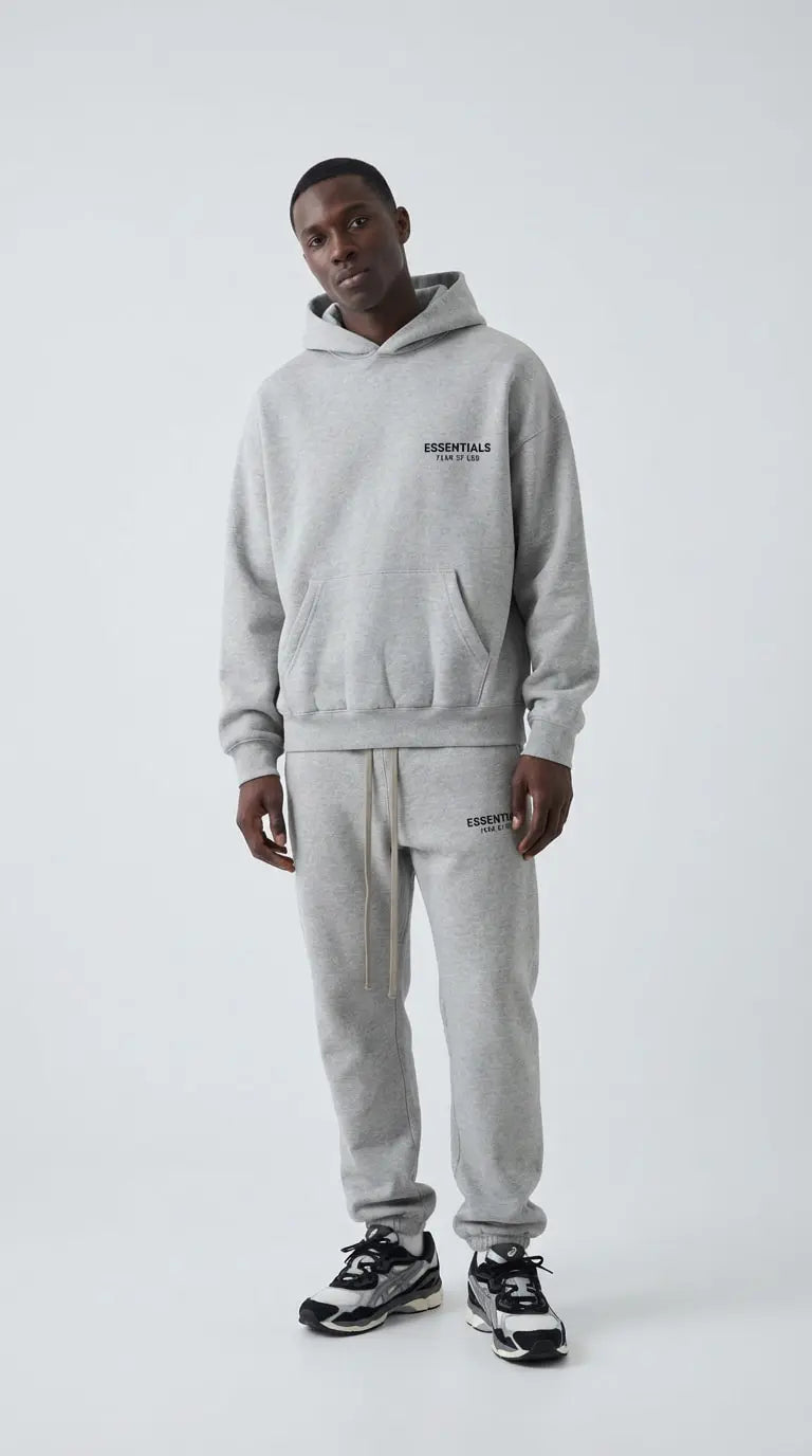 Fear of God Essentials FW24 Light Heather Full set