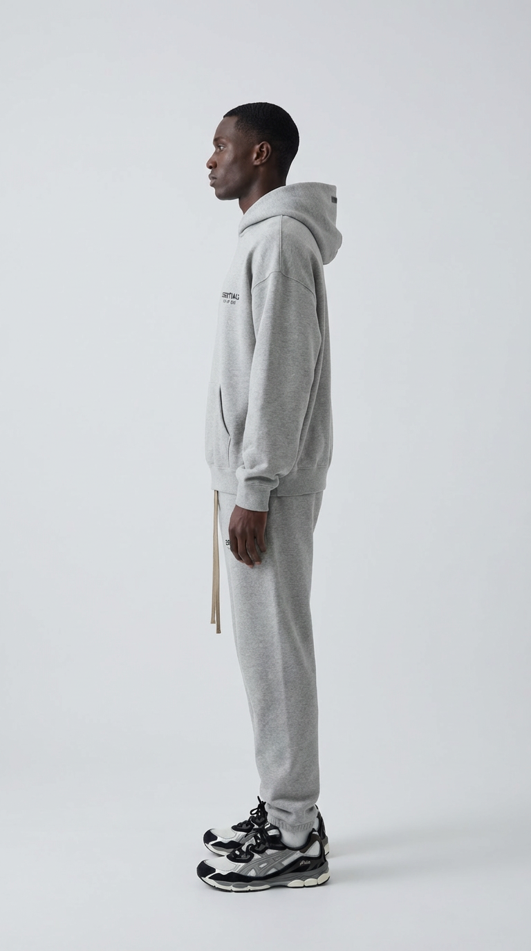 Fear of God Essentials FW24 Light Heather Full set