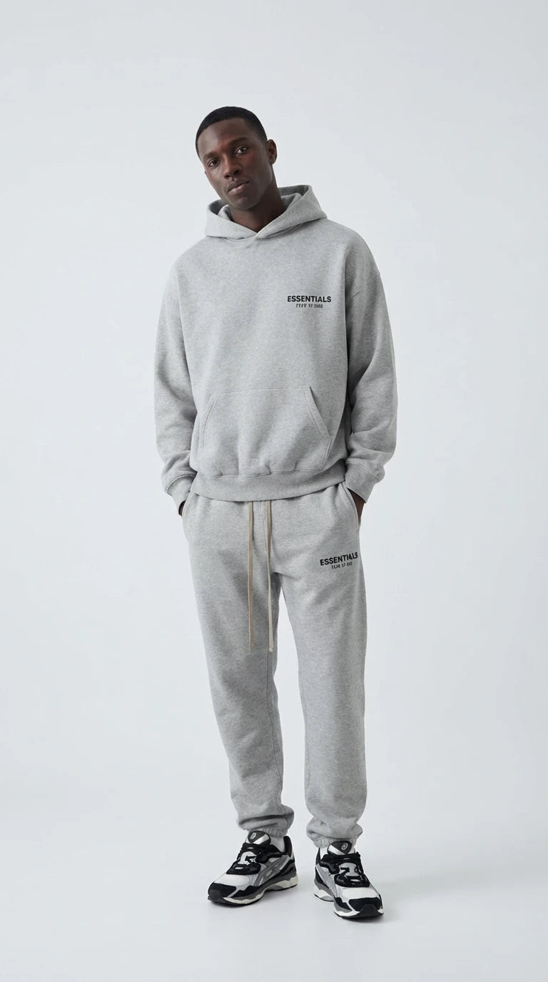 Fear of God Essentials FW24 Light Heather Full set