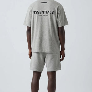 Fear of God Essentials Dark Oatmeal Summer set