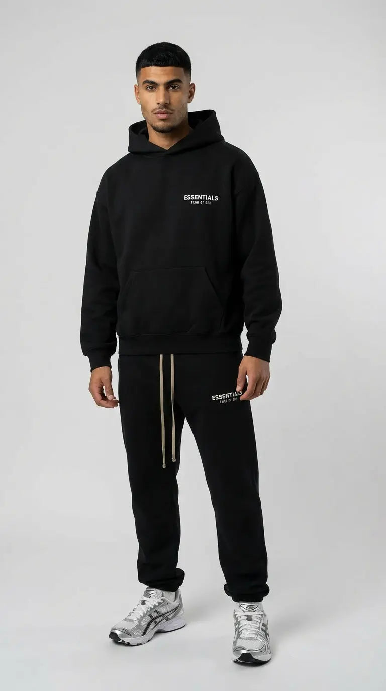 Fear of God Essentials FW24 Black White Full set