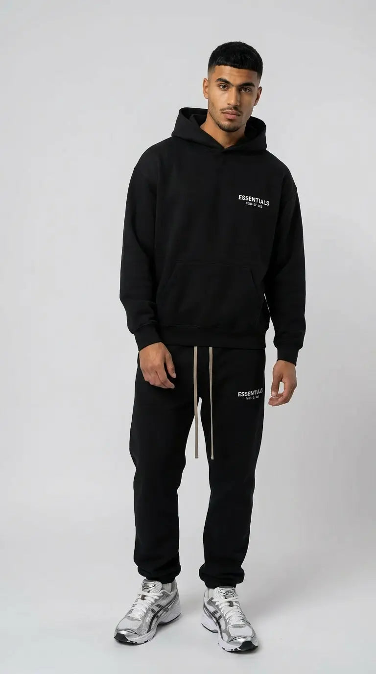Fear of God Essentials FW24 Black White Full set