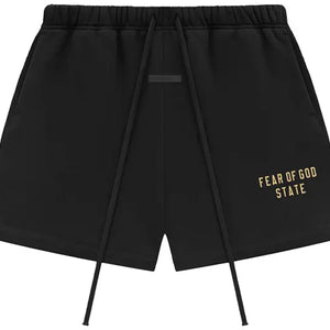 Fear of God Essentials FW24 Black Yellow Summer Set