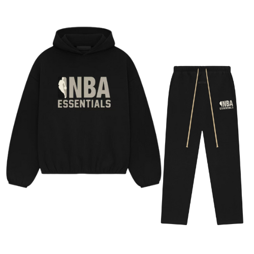 Fear of God Essentials NBA Zwart Grijs Complete set
