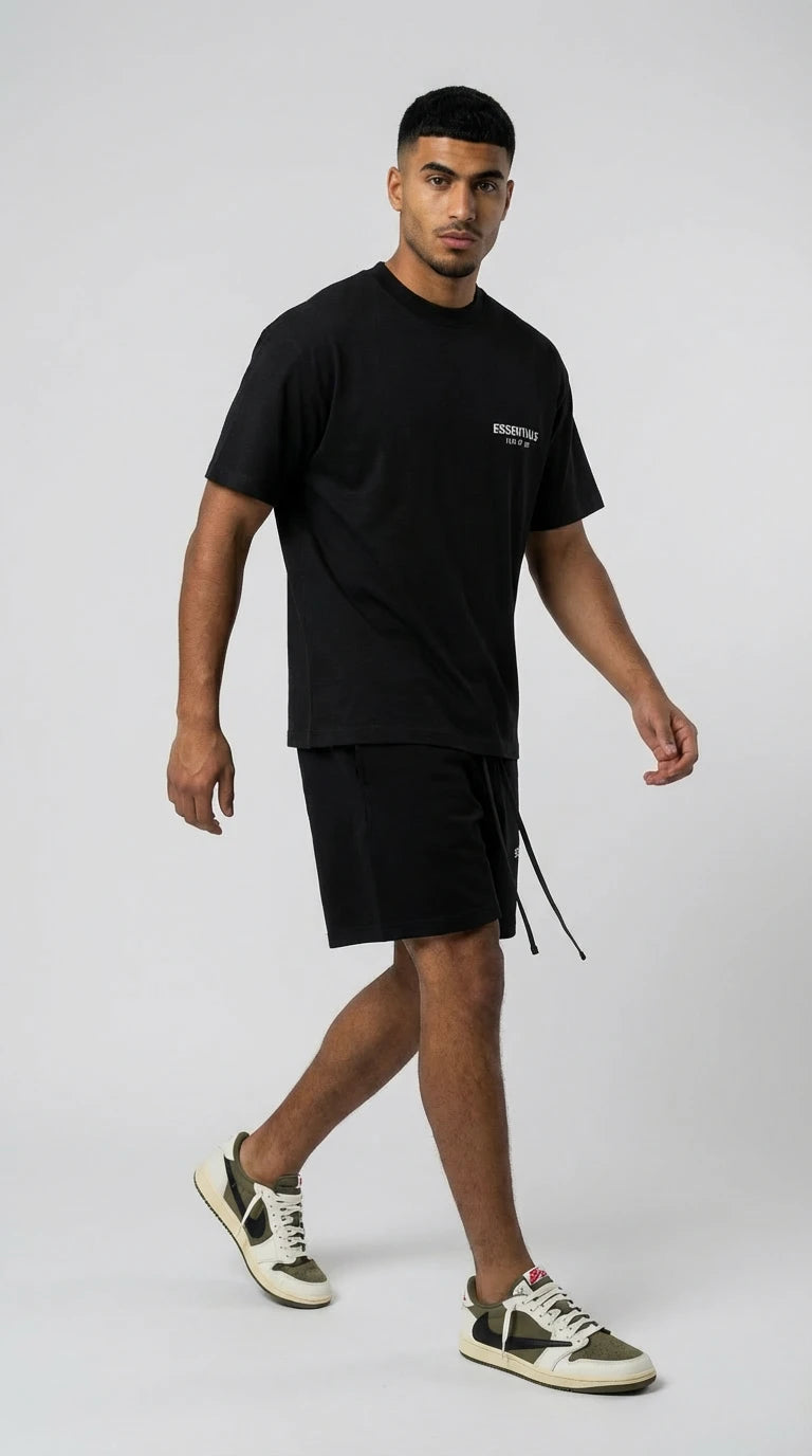 Fear of God Essentials SS25 Jet Black Summer Set