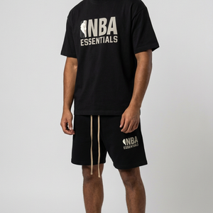 Fear of God Essentials NBA Black Grey Summer Set