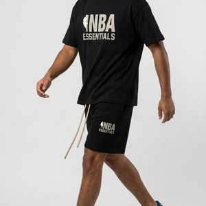 Fear of God Essentials NBA Black Grey Summer Set