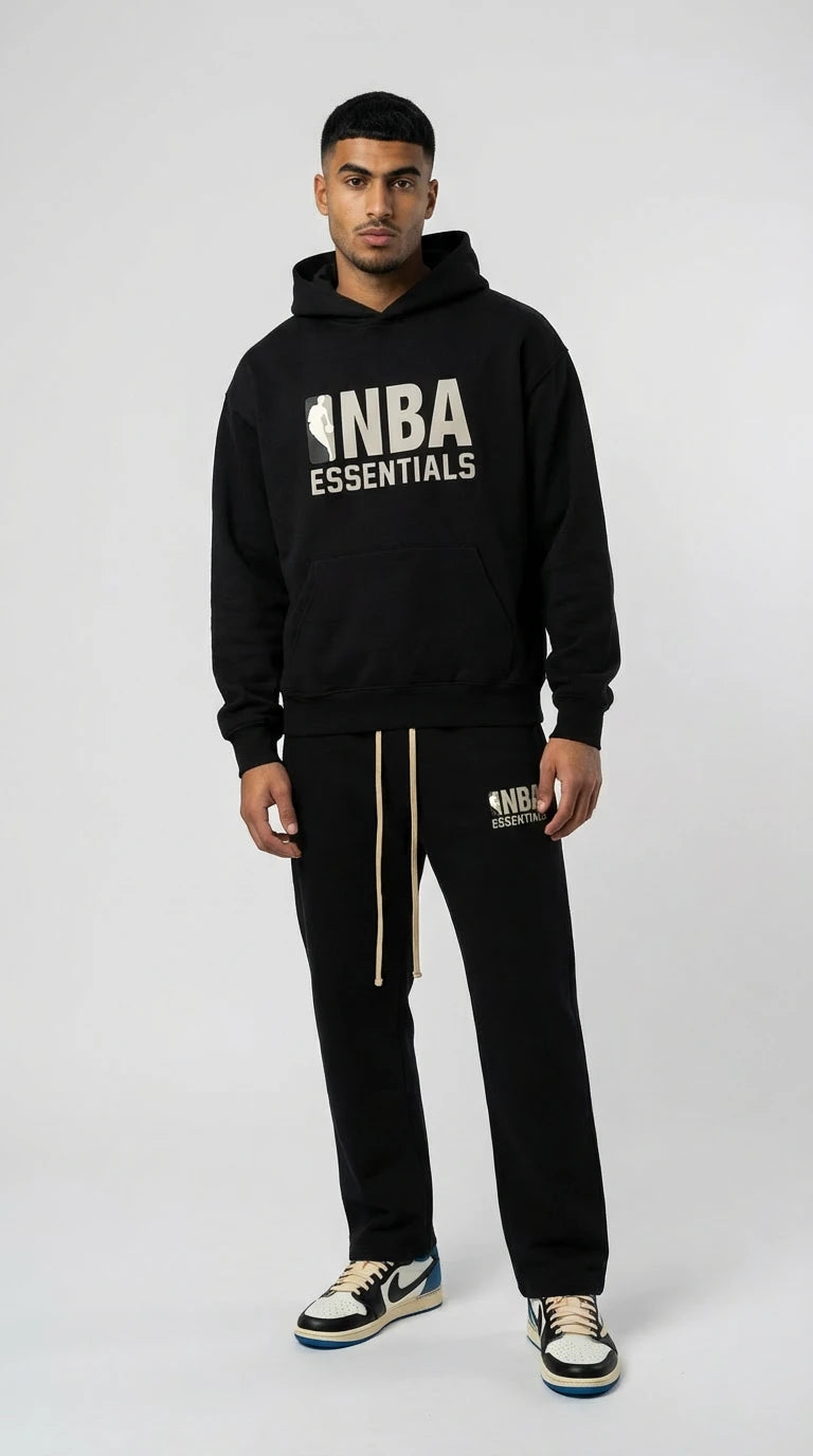 Fear of God Essentials NBA Zwart Grijs Complete set