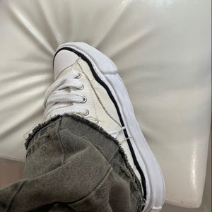 Maison Mihara Yasuhiro Peterson OG Sole Canvas Low White