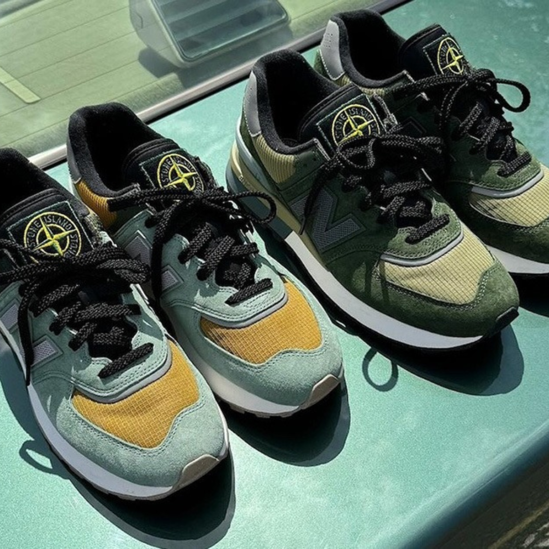 New Balance 574 X Stone Island Legacy Dark Green